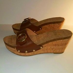 Tommy Hilfiger Cork Wedge Sandals